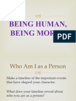 Being Human Being Moral