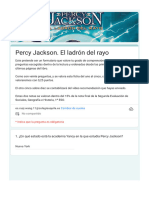 Percy Jackson. El Ladrón Del Rayo