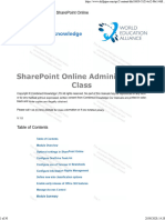 Managing Options For Sharepoint Online