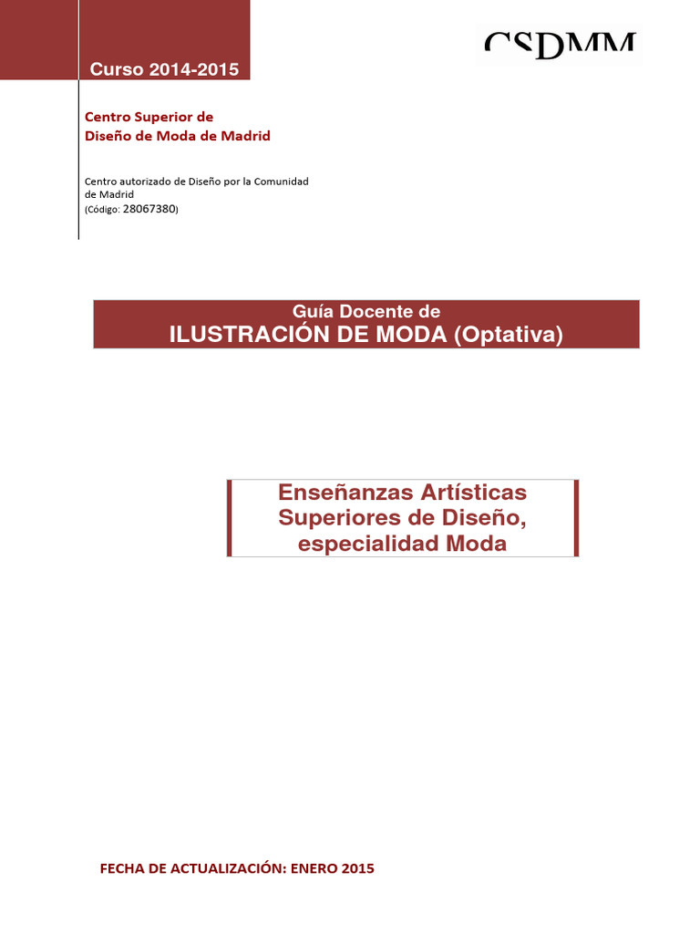 Ilustracion De Moda Pdf