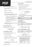 3 - Numerical Methods - Nov 2022