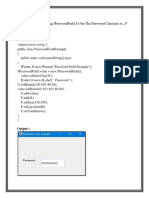 Prac12 (JTextField&JPassField Using Listener)