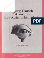 Georg Franck - Ökonomie Der Aufmerksamkeit - Ein Entwurf-Hanser (1998)