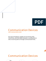 Communication Devices