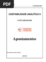 Sebenta Contabilidade Analitica  2009-2010[1]