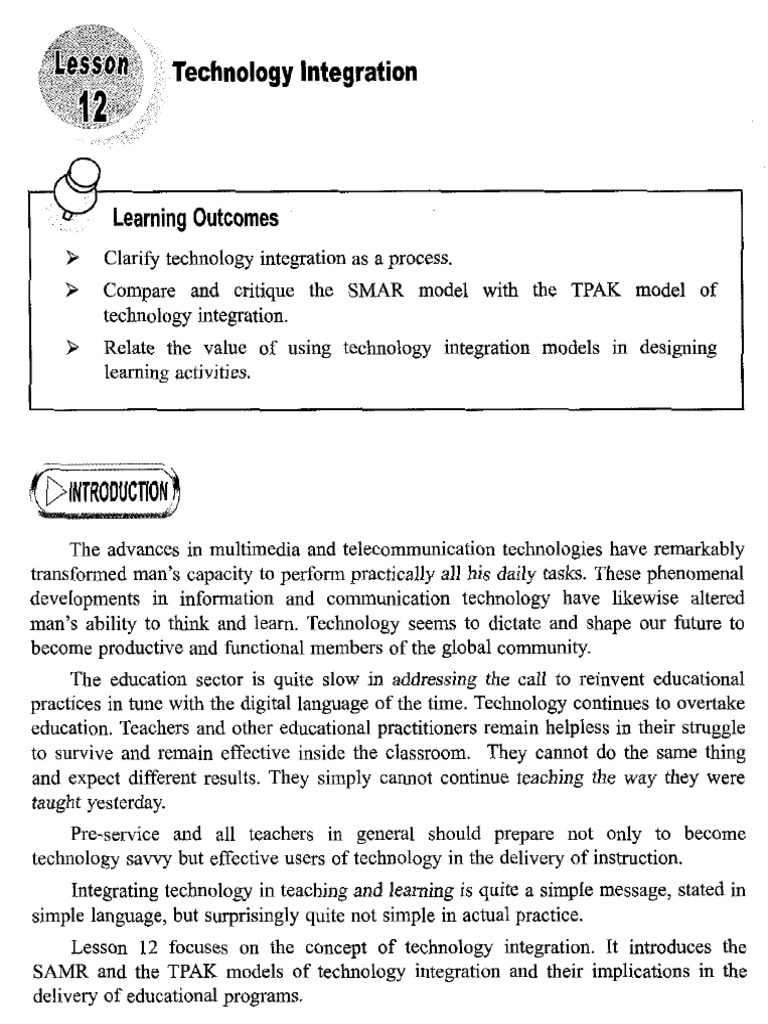 Technology Integration | PDF