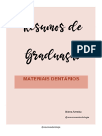 Materiais Dentã - Rios