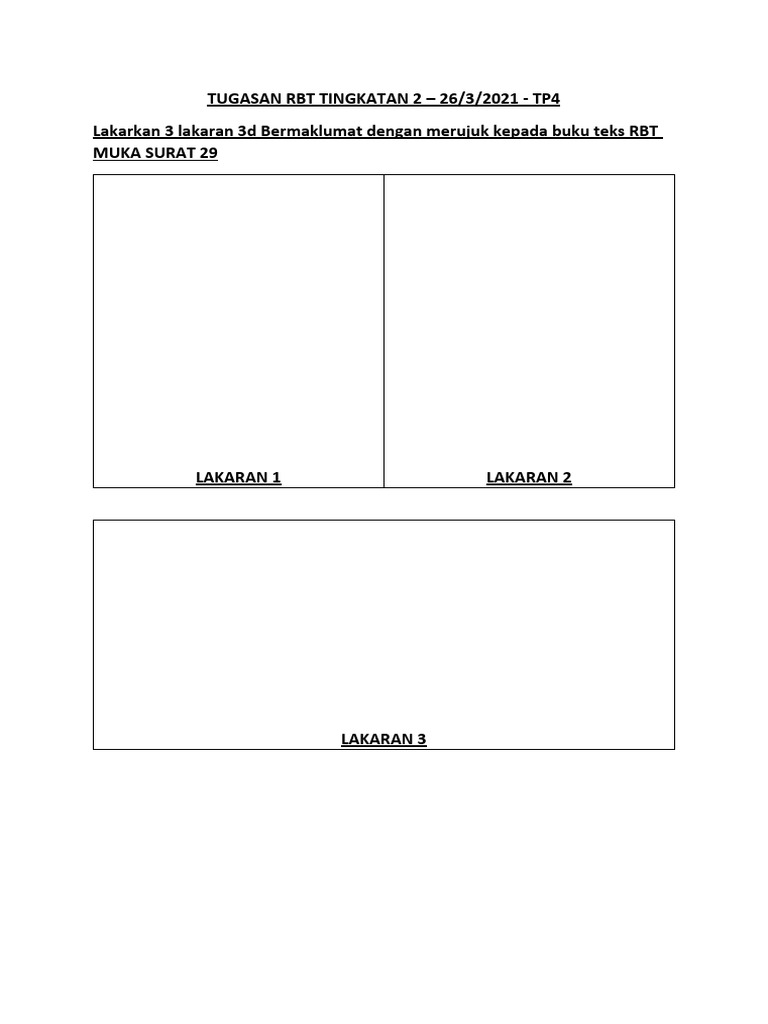 Tugasan Rbt Tingkatan 2 PDF