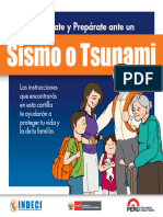 Infórmate y Prepárate Ante Un Sismo o Tsunami. Las Instrucciones Que Encontrarás en Esta Cartilla Te Ayudarán A Proteger Tu Vida y La de Tu Familia.