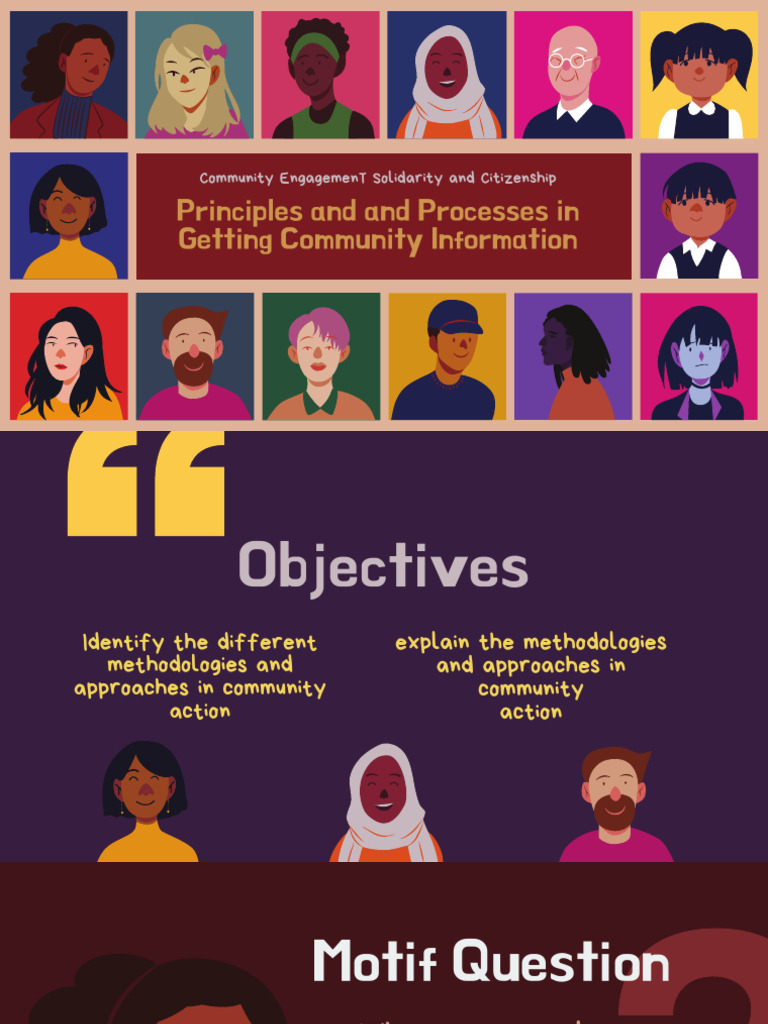 Principles and Processes in Getting Community Information | PDF