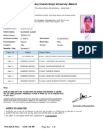 Admit Card