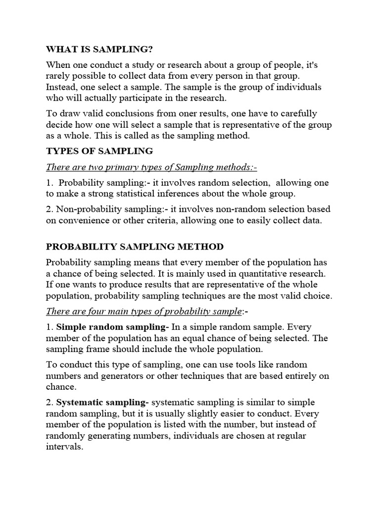 Sampling (statistics) visual data 2