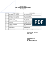 Agenda Kerja