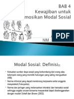 BAB 4 - Modal Sosial