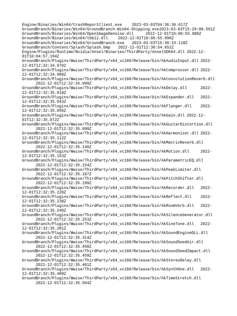 Manifest nonufsfiles win64 pdf
