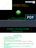 SAFETY PERFORMANCE PROJECT WEEKLEY PERIODE 05-11 Desember 2021