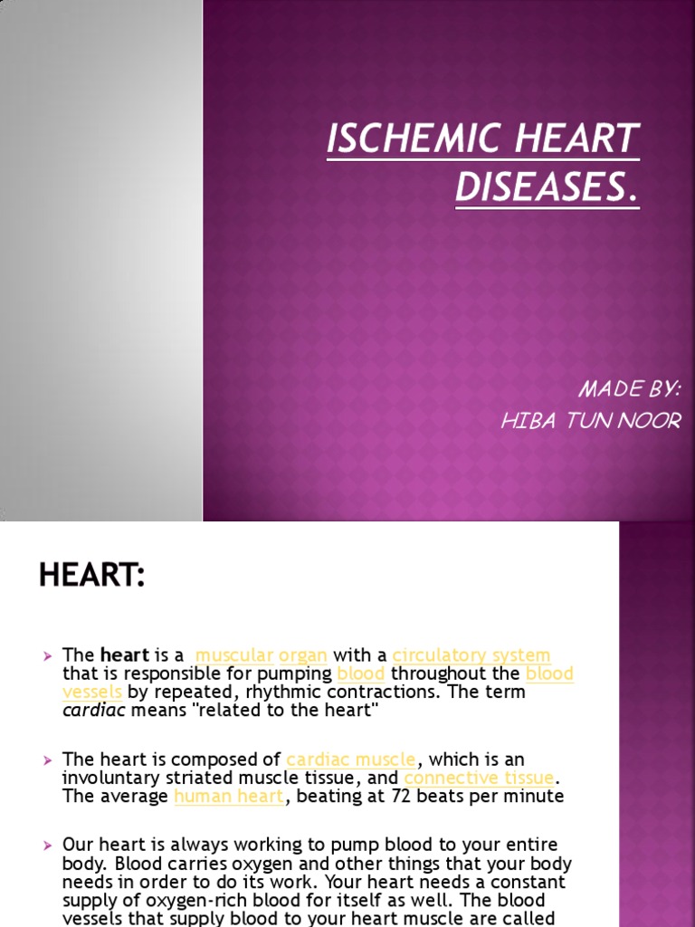 Understanding Ischemic Heart Disease | PDF | Myocardial Infarction ...