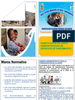 Constitución de Junta Administradora de Servicios de Saneamiento PDF