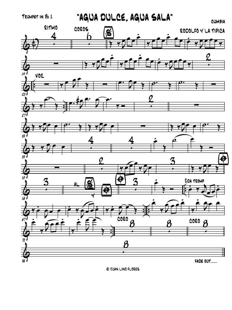 Agua Dulce, Agua Sala Rodolfo y La Tipica PDF