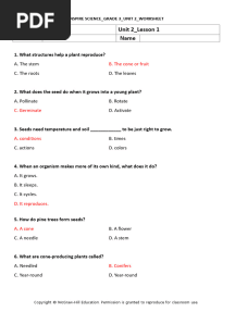 Inspire Science - G3 - U2 - MC - L1 - Worksheet - AK