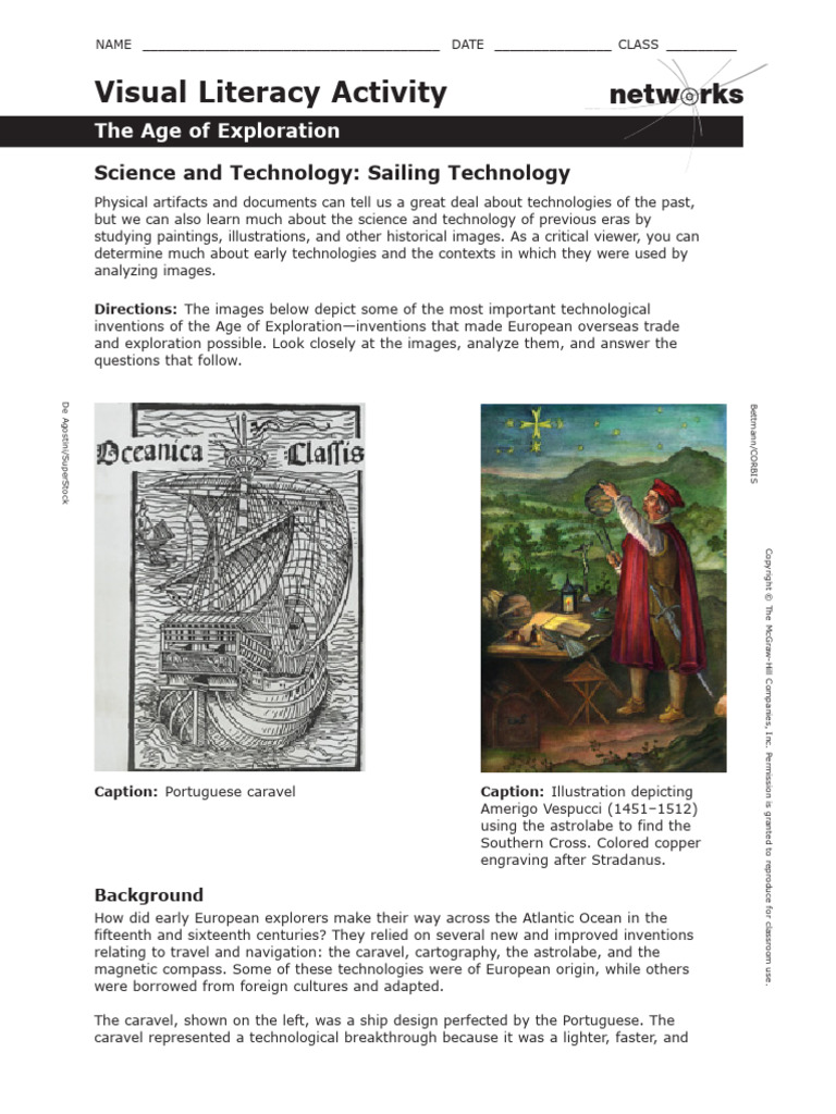 Visual+Literacy+Activity +Science+and+Technology +Sailing+Technology | PDF