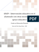 Intervención Educativa en El Alumnado Con Otras Necesidades de Apoyo Educativo