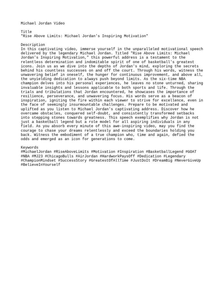 michael jordan intro song