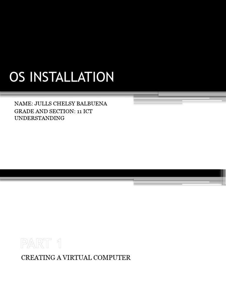 Os Installation PDF