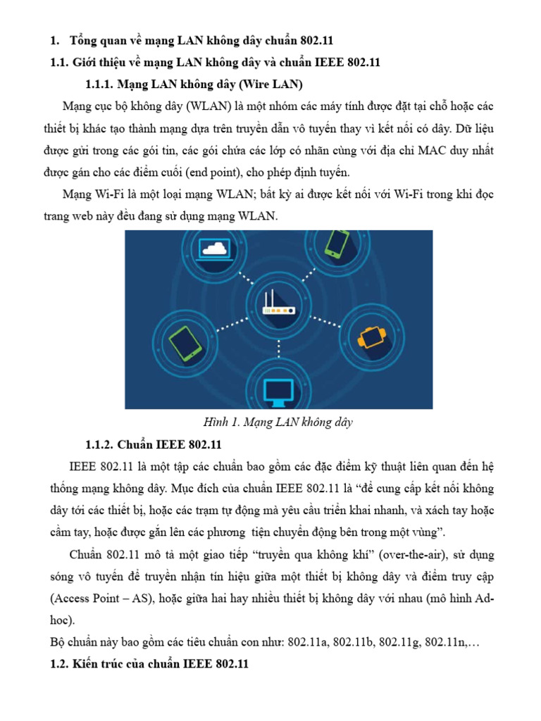 Tổng quan về mạng LAN không dây chuẩn 802 | PDF