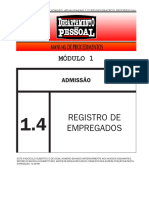 Registro de Empregados: Módulo 1