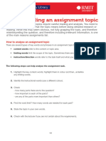 Tips Understanding An Assignment Topic