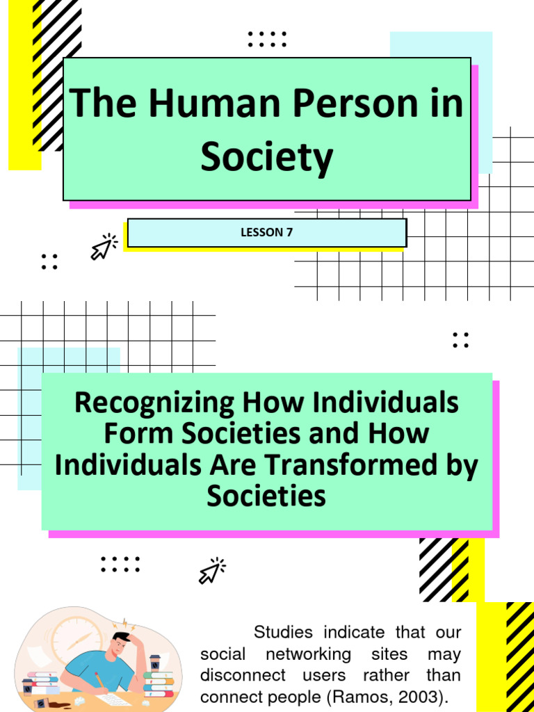 Lesson+7+ +the+Human+Person+in+Society | PDF