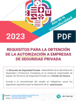 Requisitos para La Autorizacion Estatal de Empresas de Seguridad Privada 1