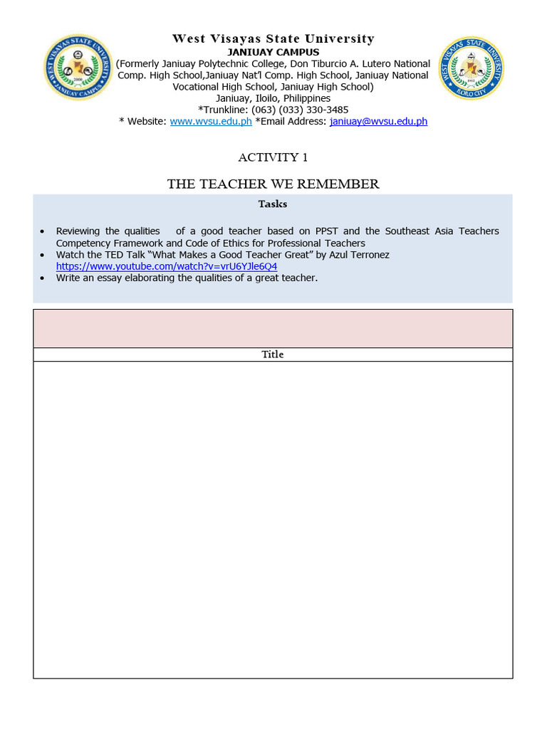 Activity 1 | PDF
