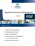 Drug Approval Process 12 Feb-2014 Sandeep Batra