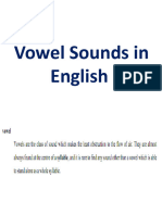 English Vowels