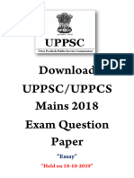 Uppcs Pyq Mains 6 Yrs 18-23 - Ocred