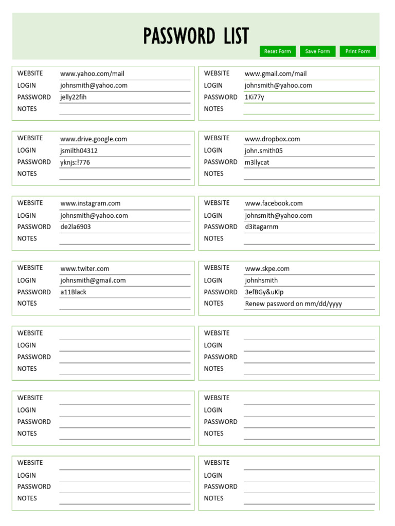 Password List | PDF