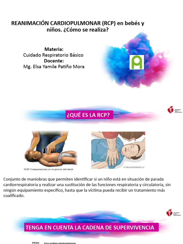RCP Básica en Bebés y Niños: Guía Práctica | PDF | Reanimación ...