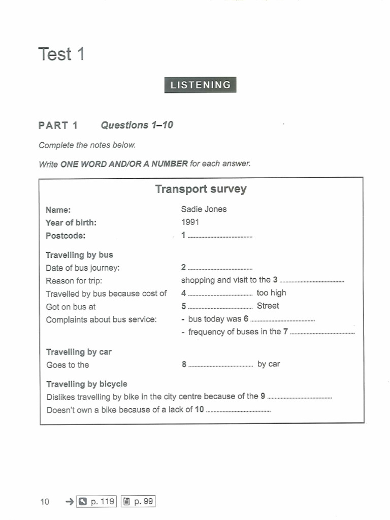 Final Test GR 2. Listening Section | PDF