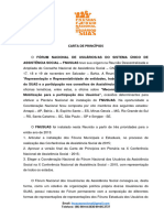 Carta de Princípios - Brasília 2017