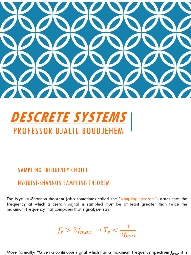 Descrete Systems | PDF