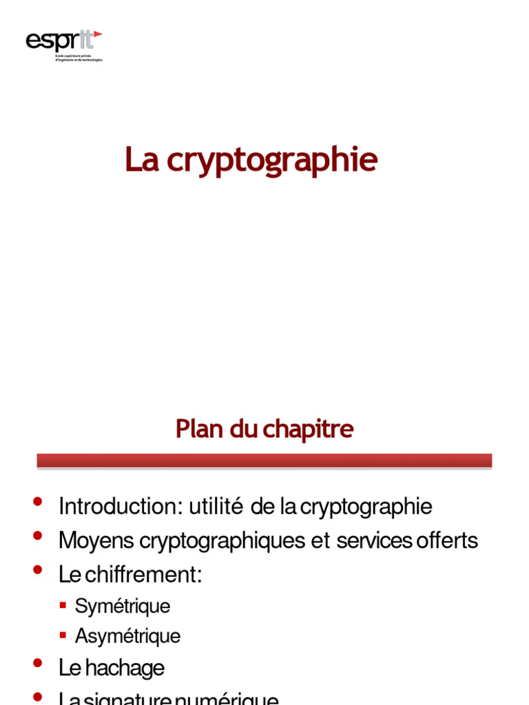 Introduction à la cryptographie moderne | PDF | Public-key cryptography ...