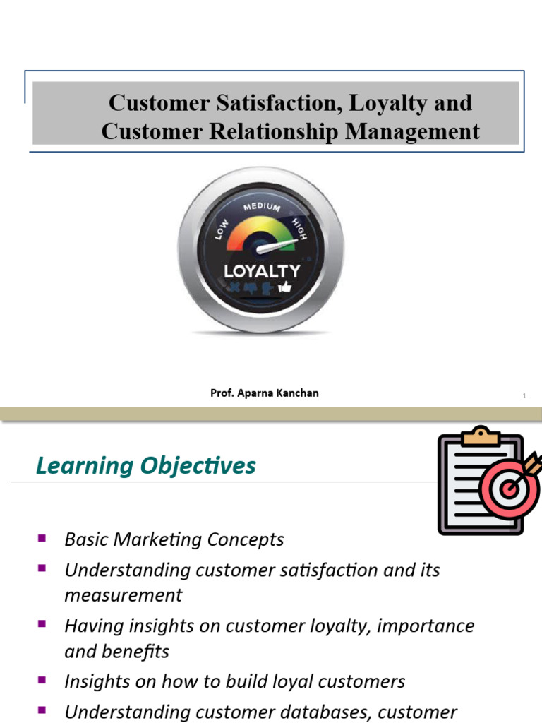 Customer Satisfaction and Loyalty Strategies | PDF