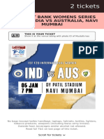 Idfc First Bank Womens Series 1St T20: India Vs Australia, Navi Mumbai