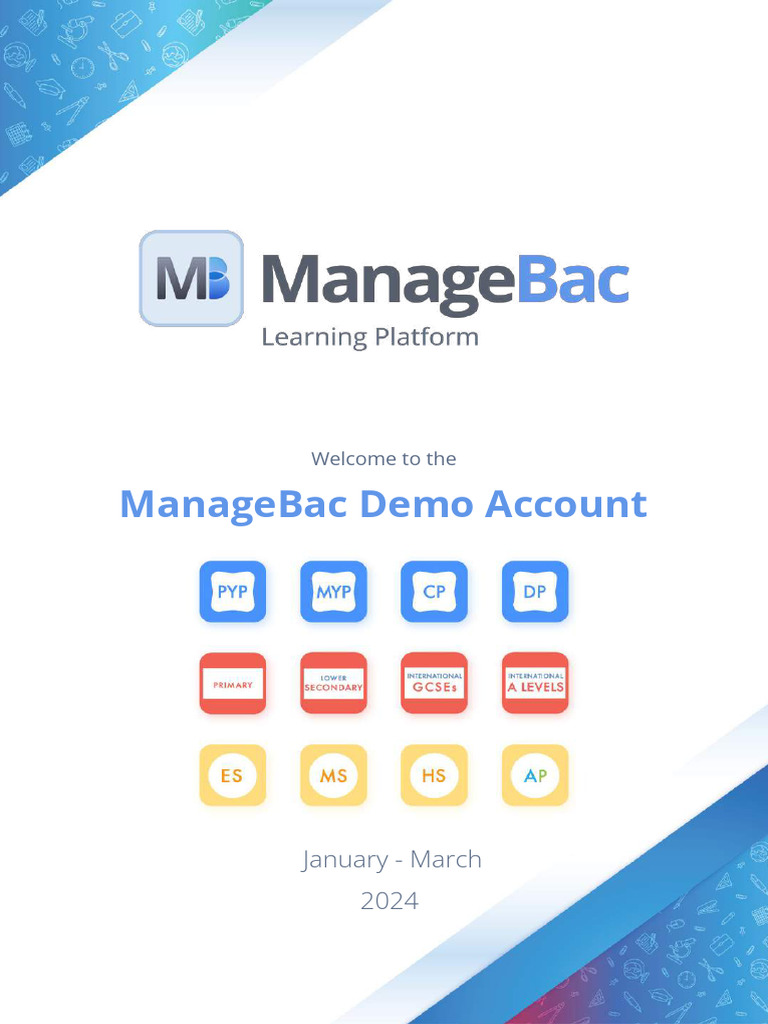 ManageBac Demo Account Access Guide | PDF