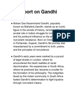 Report On Gandhi