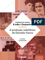 Produção radiofônica de Deocélia Vianna