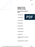 34-97 Bearings for Torsen Differential Service