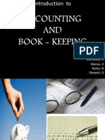 Accounting AND Book - Keeping: Mandeep. D Manas. K Nisha. N Deepak. G